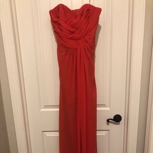B2 Coral Bridesmaid dress